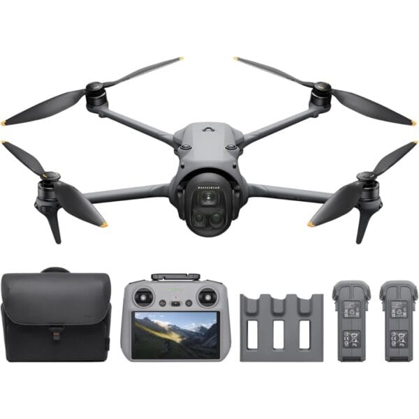 Untitled design (1) DJI Mavic 4 Pro Fly More Combo with DJI RC 2, Flagship Tri-Camera Drone with 100MP 4/3 CMOS Hasselblad Camera, 30km Video Transmission, 51-Min Max Flight Time, Charging Hub, and More