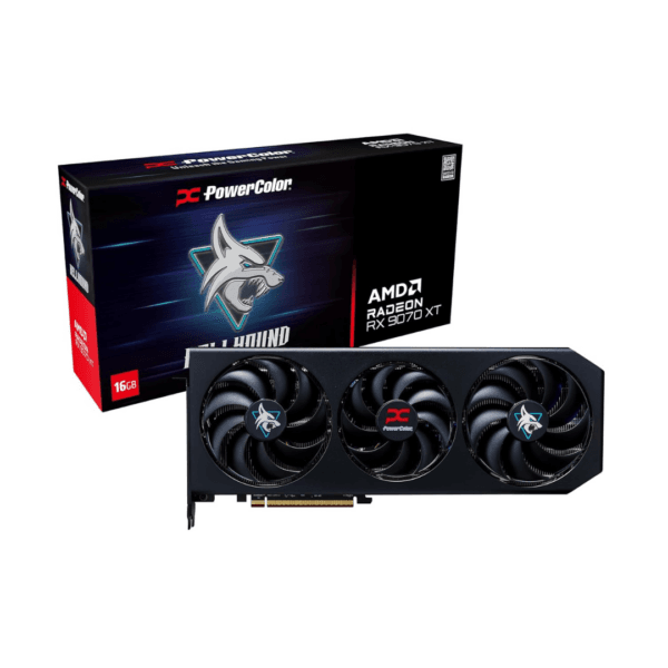 Powercolor AMD Radeon RX 9070 XT HELLHOUND 16GB GDDR6 Graphics Card