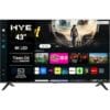 HYE 43" LED Smart TV - 4K Ultra HD, Samsung Tizen OS & Gaming Hub, Black