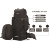 1 Tripole Colonel Series Internal Frame Rucksack - with Detachable Daypack & Rain Cover