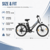 E Bikes for Men Adults, 250W Electric Bike with 39nm Torque