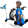 1 ELEMARA Electric Go Kart for Kids with Stepless Speed