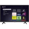 EMtronics EM32ROK Roku Smart TV 32" Inch HD Ready 720p with Netflix, Disney+, BBC, Freeview Play, Dolby Audio, Mobile Control and 3 x HDMI, USB - Black (2024 Model)