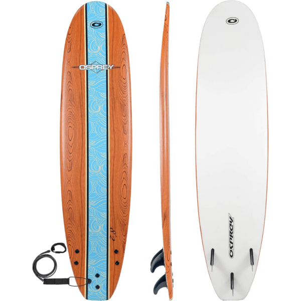 1 Osprey Foam Surfboard, Perfect for Beginners, Lightweight & Durable with Bold Design