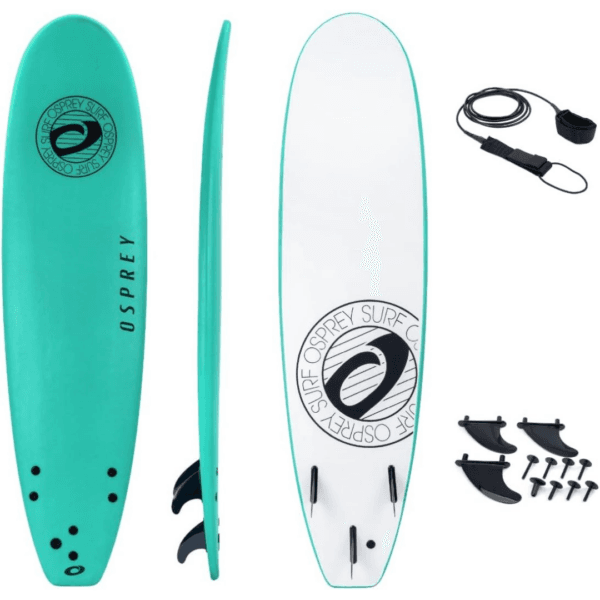 Osprey Foam Surfboard, Perfect for Beginners, Lightweight & Durable with Bold Design