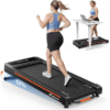 1 MERACH Heavy Duty Walking Pad Treadmill with 10%-12% Auto Incline