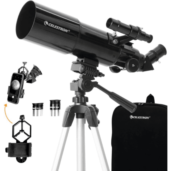 1 Celestron 22030 Travel Scope Portable Refractor Telescope