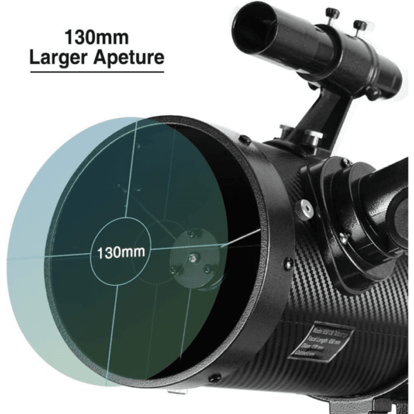 Telescope 130EQ Newtonian Reflector Telescopes for Adults