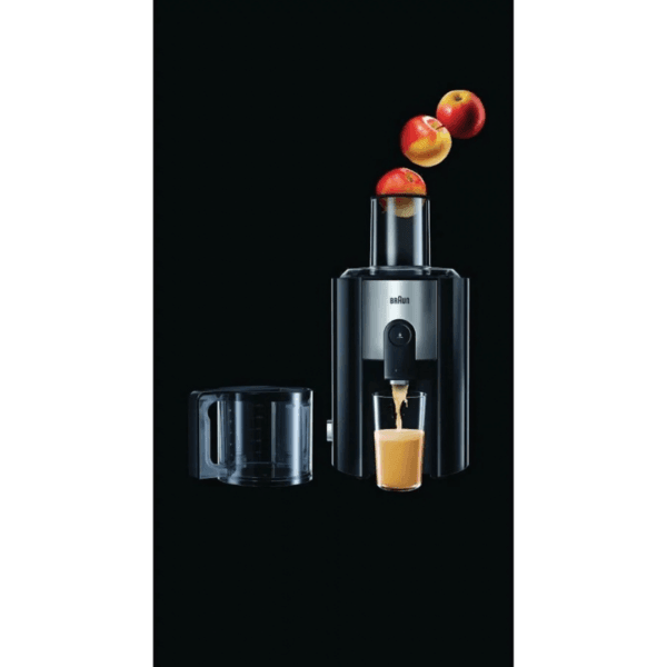 1 Braun J500 Spin Juicer, 1.25 Litre, 900 Watt, Black