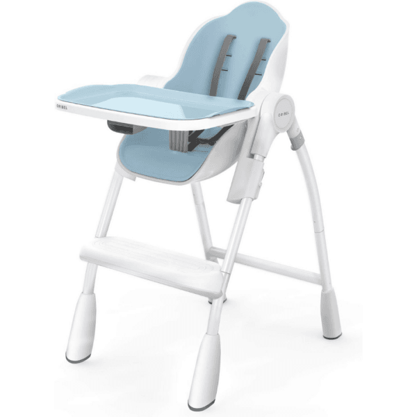 Oribel Cocoon Reclining Multi-Stage Hi-Low Highchair, Blue