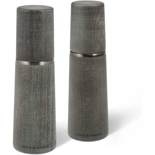 Cole & Mason Marlow Wood Mill Set - Balanced Salt and Pepper Grinders