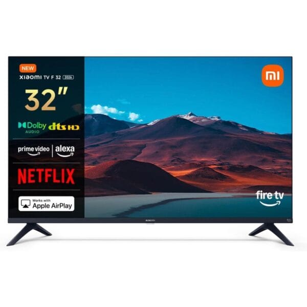 XIAOMI TV F 32, 32 Inch (81 cm) HD Smart TV, Fire TV, Dolby Audio [Energy Class F]