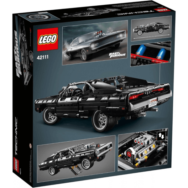 LEGO Technic Fast & Furious Dom's Dodge Charger 42111 Race Car Building Set