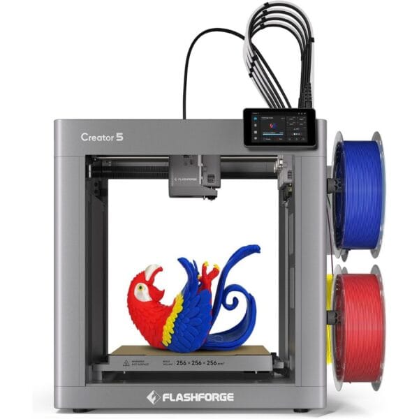 FLASHFORGE Creator 5 3D Printer, 4-Toolheads Multi-Color Printing
