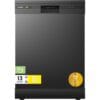 COMFEE' Dishwasher Freestanding, 13 Place Settings, 60cm, Black [Energy Class D]