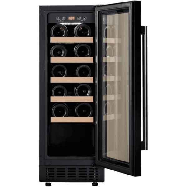Cookology 60L Under-Counter Wine Cabinet - 20 Bottle - Black [Energy Class G]