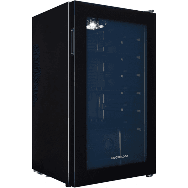 Cookology 93L Under-Counter Fridge Cabinet - Wine & Drinks - 48cm - Black [Energy Class F]