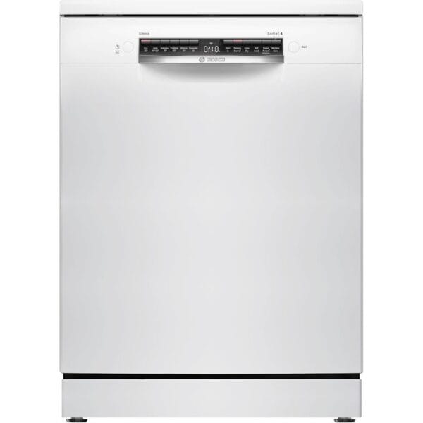 Bosch Series 4 SMS4EKW06G Freestanding Dishwasher, 60cm, White [Energy Class B]