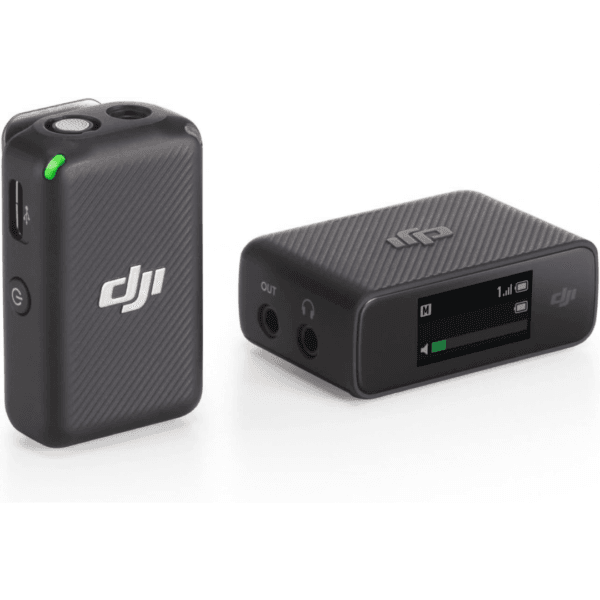 DJI Mic (1 TX + 1 RX), Wireless Lavalier Microphone, 250m (820 ft.) Range