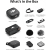 DJI Mic 3 (1 TX + 1 RX), Wireless Lavalier Mic for iPhone/Camera/Android