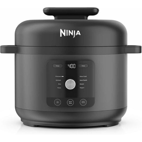 Ninja HyperHeat 9-in-1 Pressure Cooker, Slow Cooker, 6L, Black PC201UK