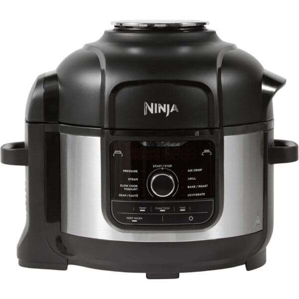 Ninja Foodi 9-in-1 Multi Cooker, Brushed Steel & Black, OP350UK