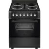 HYE 60cm Freestanding Cooker - Electric Cooker with Kitchen Stove, Black [Energy Class A]