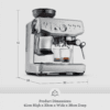 Sage - The Barista Express Impress - Assisted Jam Bean Coffee Machine with Milk Frother, Brushed Stainless Steel