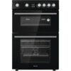 Hisense HDE3211BBUK 60cm Electric Cooker with Ceramic Hob-Black , A Rated Double Oven [Energy Class A]