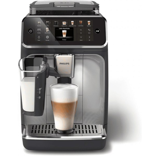PHILIPS 5400 Series Bean to Cup Coffee Machine, LatteGo, 12 Drinks OneTouch