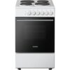Haden Cooker Electric Freestanding 50cm 4 Ring Hob Single Cavity Oven White [Energy Class A]