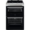 AEG 5000 Double Cavity Cooker, Ceramic Hob, CCX6501ACM, Stainless Steel [Energy Class A]