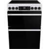 Hisense Hi6 Max 60cm Electric Cooker with Ceramic Hob HDCEC6C20W - White - A Rated [Energy Class A]