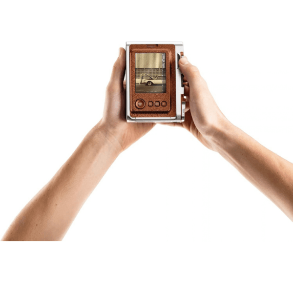 instax mini EVO Hybrid camera and smartphone printer, BROWN