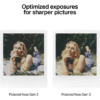 Polaroid - Now Gen 3 - Instant Camera - Bundle Camera + Colour Film (16 Photos) White (6561)