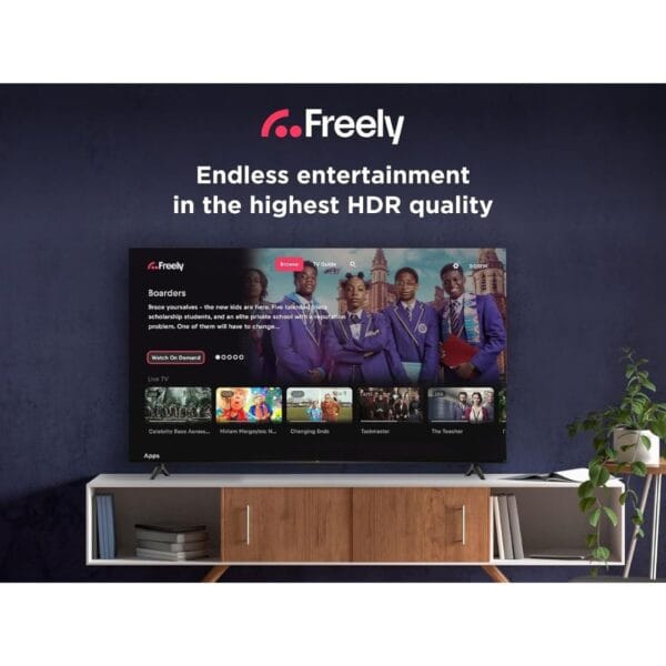 TCL 32SF560-UK 32 Inch Full HD QLED HDR Smart TV with Fire TV Press & Ask Alexa, Metallic Bezel-Less Design [Energy Class F]