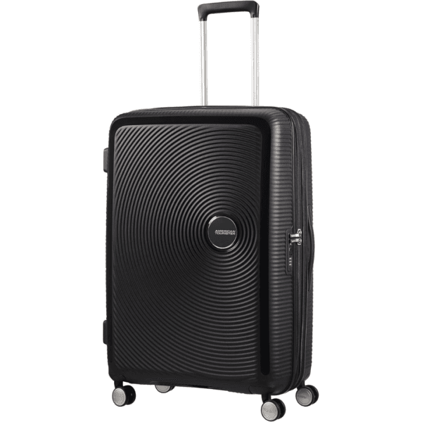 10 American Tourister Soundbox Spinner Check-in Suitcase, 77 cm