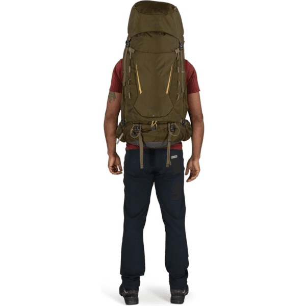 Osprey Kestrel Men's Backpacking Pack, 58L Large/X-Large, Moss Green