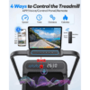 Cardirun Walking Pad with Incline, 6 in 1 Folding Treadmills, 4 Controls