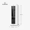 KLARSTEIN Shiraz Wine Cooler White – 12 Bottles