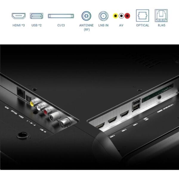 Antteq 32 Inch Smart TV, 32" Tizen OS HD Television with Netflix Disney+ Gaming Hub Samsung TV Plus Dolby Audio, Small TV for Bedroom or Kitchen