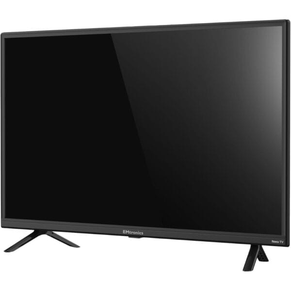 EMtronics EM32ROK Roku Smart TV 32" Inch HD Ready 720p with Netflix, Disney+, BBC, Freeview Play, Dolby Audio, Mobile Control and 3 x HDMI, USB - Black (2024 Model)