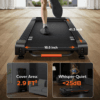 2 MERACH Heavy Duty Walking Pad Treadmill with 10%-12% Auto Incline