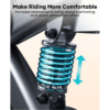 【2026 Upd】Toputure Exercise Bike with APP, Hand Pulse, Shock Absorption
