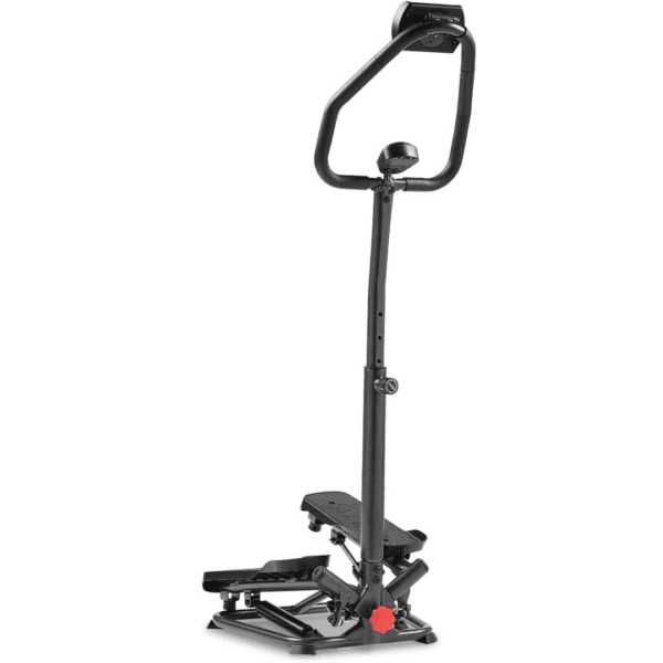 Sunny Health & Fitness Twist Stair Stepper w/Handlebar for Home Workouts