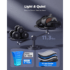 MERACH Under Desk Elliptical Machine for Home