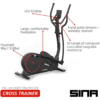 2 Viavito Sina Magnetic Elliptical Cross Trainer for Home Use Hyper