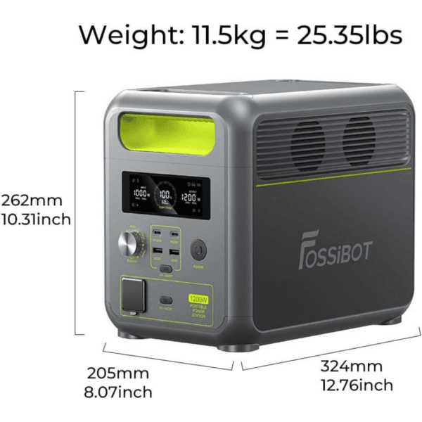 FOSSIBOT F1200 Portable Power Station