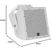 JBL Pro AWC62-BK Compact All-Weather Speaker - White