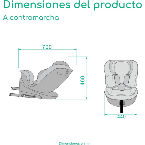 Bebeconfort RevolveFix 360 i-Size, 360° Car Seat, 40–150 cm, Dual Red